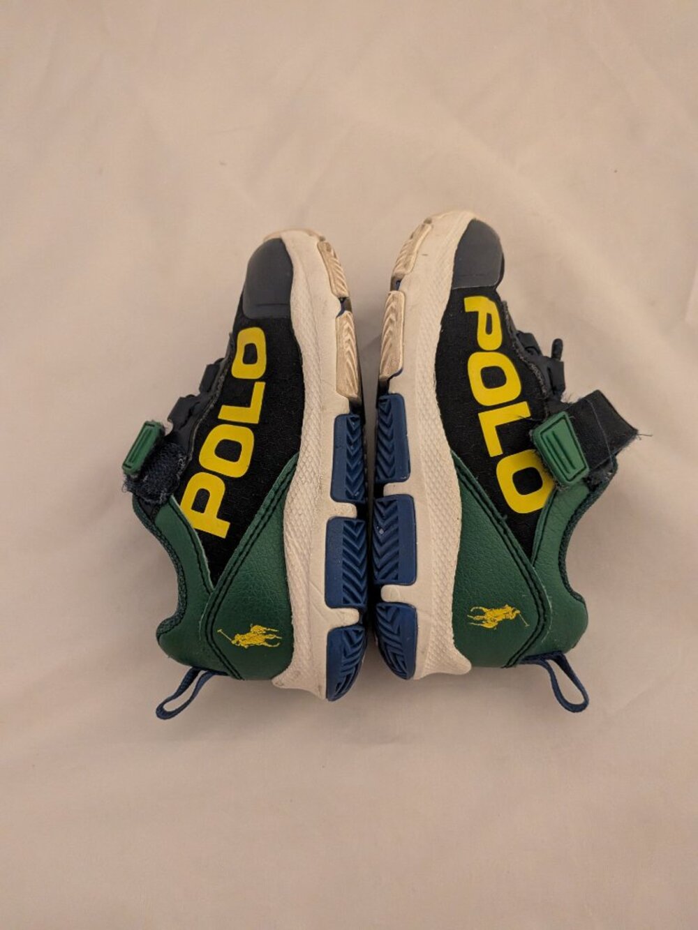 Polo Ralph Lauren toddler shoe size 7 Blue Green - Picture 10 of 11